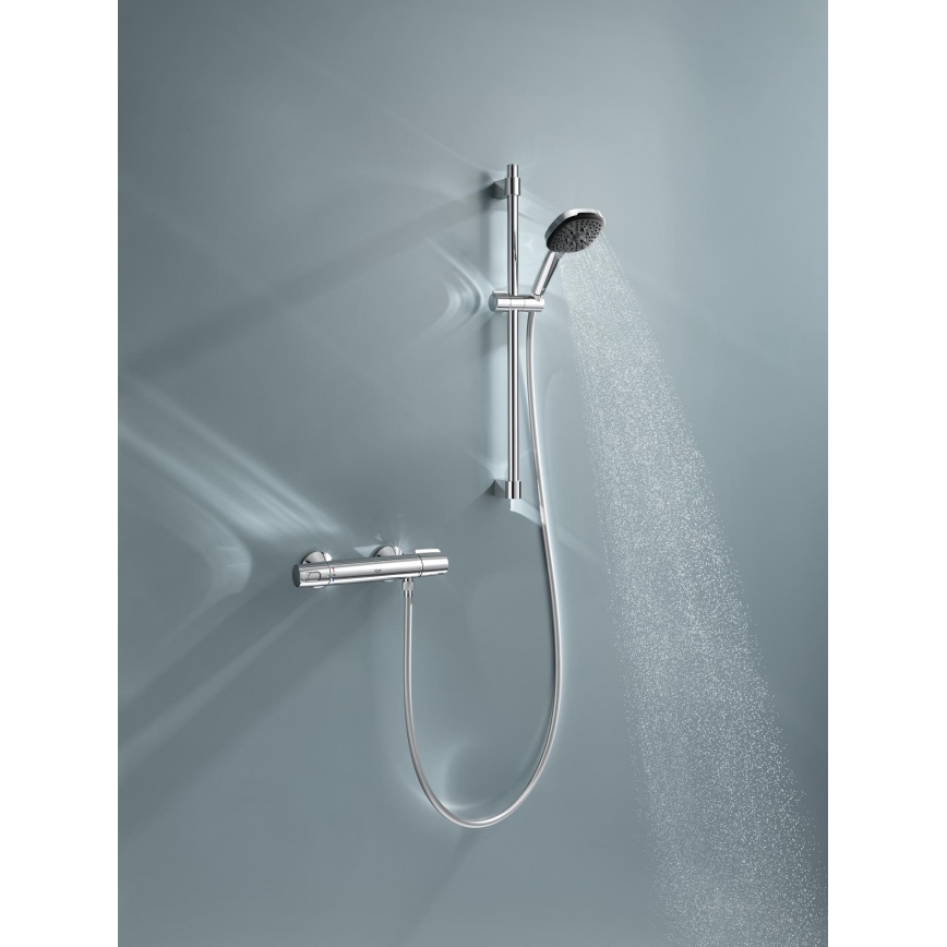 GROHE 34237003 - Termostatinis dušo maišytuvas PRECISION TREND 150 mm chromuotas