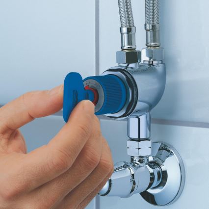 GROHE 34487000 - Termostatinė apsauga nuo nudegimų GROHTHERM MICRO chromuota