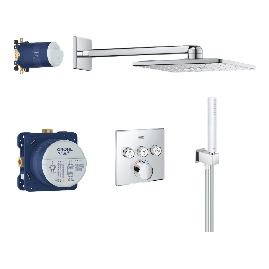 GROHE 34712000 - Dušo komplektas SMARTCONTROL 310 × 310 mm blizgus chromas