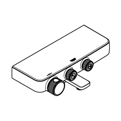 GROHE 34718000 - Termostatinis vonios maišytuvas GROHTHERM SMARTCONTROL 12” chromuotas