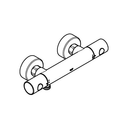 GROHE 34773000 - Termostatinis dušo maišytuvas PRECISION GET DN 15 blizgus chromas