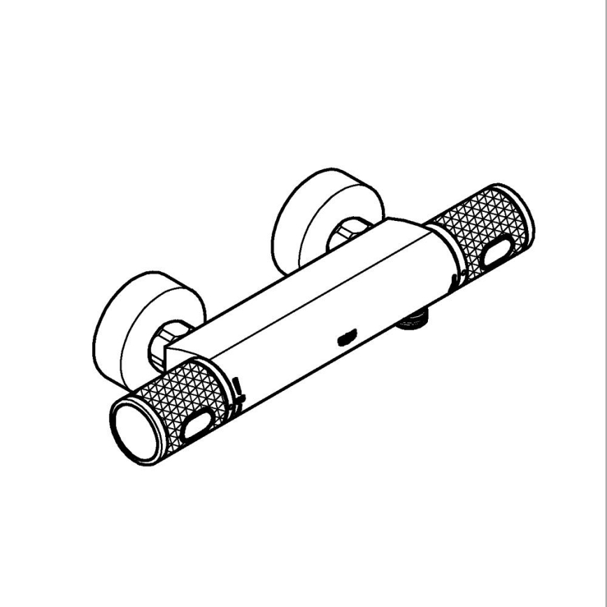 GROHE 34790000 - Termostatinis dušo maišytuvas PRECISION FEEL DN 15 chromuotas