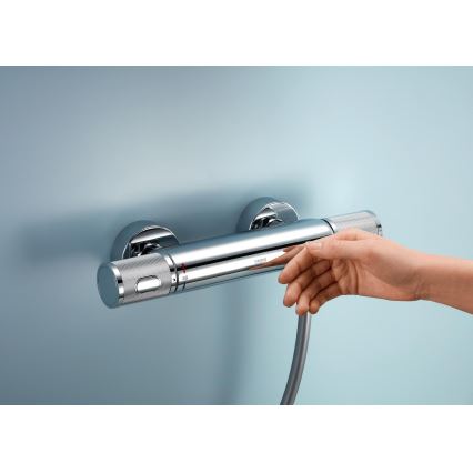 GROHE 34791001 - Termostatinė dušo sistema PRECISION FEEL 600 mm chromuota