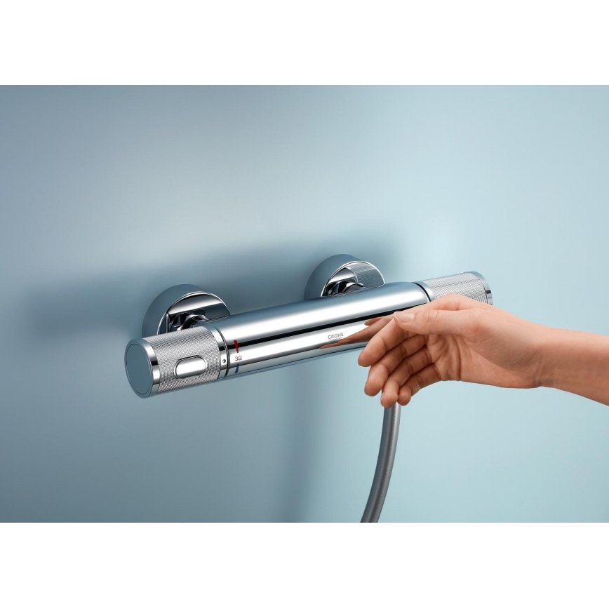 GROHE 34791001 - Termostatinė dušo sistema PRECISION FEEL 600 mm chromuota