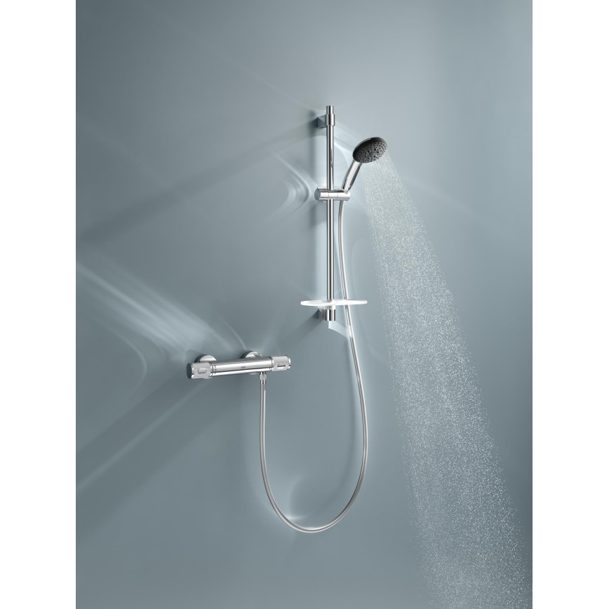 GROHE 34791001 - Termostatinė dušo sistema PRECISION FEEL 600 mm chromuota