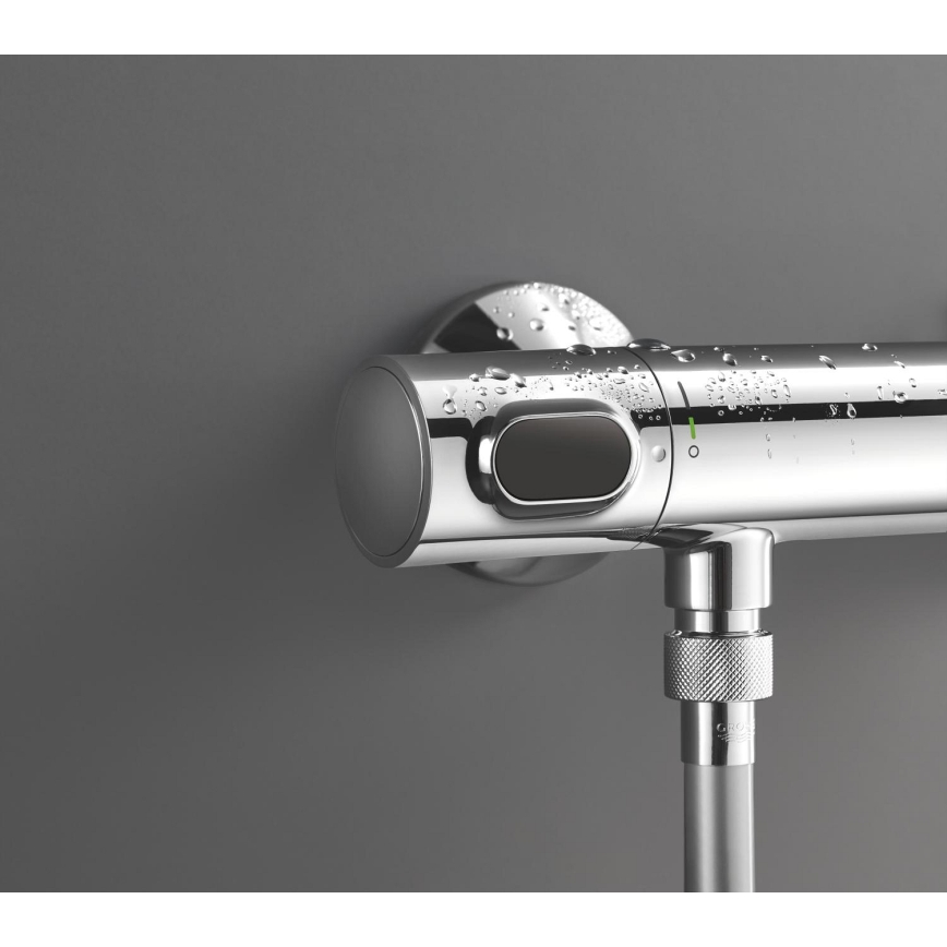 GROHE 34800001 - Dušo komplektas su termostatiniu maišytuvu PRECISION FLOW 600 mm blizgus chromas