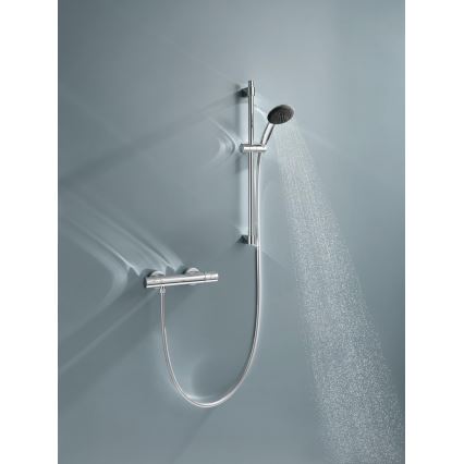 GROHE 34856000 - Dušo rinkinys su termostatiniu maišytuvu PRECISION GET 600 mm blizgus chromas