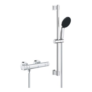 GROHE 34856000 - Dušo rinkinys su termostatiniu maišytuvu PRECISION GET 600 mm blizgus chromas