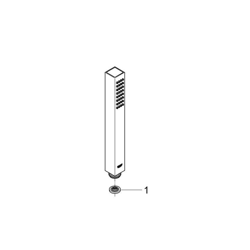 GROHE 34875000 - Dušo sistema PRECISION SMARTCONTROL 310 mm blizgus chromas