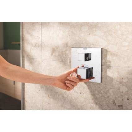 GROHE 34879000 - Įmontuojama dušo sistema PRECISION CUBE 310 × 310 mm chromas