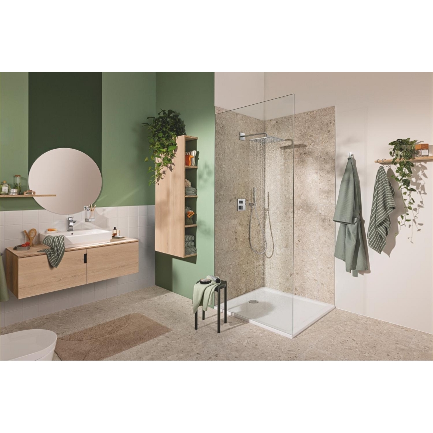 GROHE 34879000 - Įmontuojama dušo sistema PRECISION CUBE 310 × 310 mm chromuota