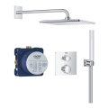 GROHE 34881000 - įmontuojama dušo sistema PRECISION 310 × 310 mm blizgus chromas