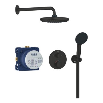 GROHE 348832430 - Dušo rinkinys VITALIO START 250 mm juodas