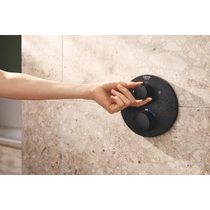 GROHE 348832430 - Dušo rinkinys VITALIO START 250 mm juodas