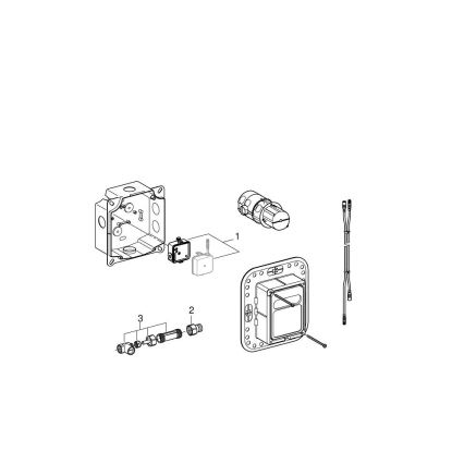 GROHE 36264001 - Potinkinis montavimo komplektas ESSENSE E, blizgus chromas