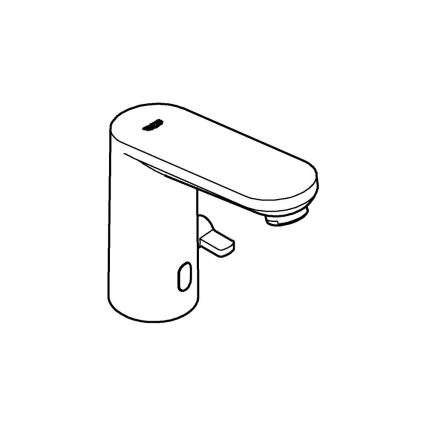 GROHE 36366002 - Elektroninis praustuvo maišytuvas GET E blizgus chromas