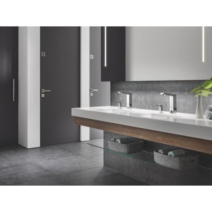 GROHE 36440000 - Infraraudonųjų spindulių elektroninis praustuvo maišytuvas EUROCUBE E DN 15, chromuotas