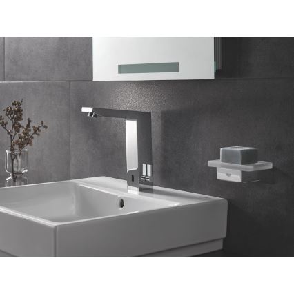 GROHE 36440000 - Infraraudonųjų spindulių elektroninis praustuvo maišytuvas EUROCUBE E DN 15, chromuotas