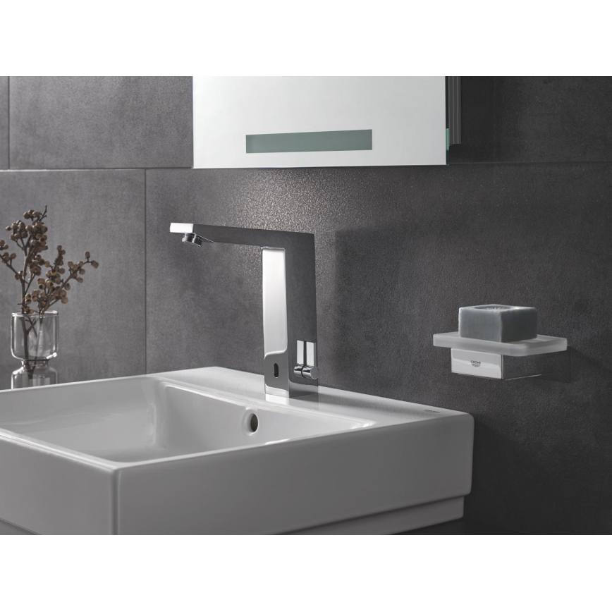 GROHE 36440000 - Infraraudonųjų spindulių elektroninis praustuvo maišytuvas EUROCUBE E DN 15, chromuotas
