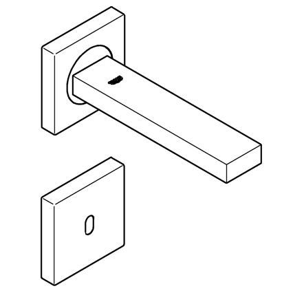GROHE 36442000 - Infraraudonųjų spindulių elektroninis maišytuvas EUROCUBE E blizgus chromas