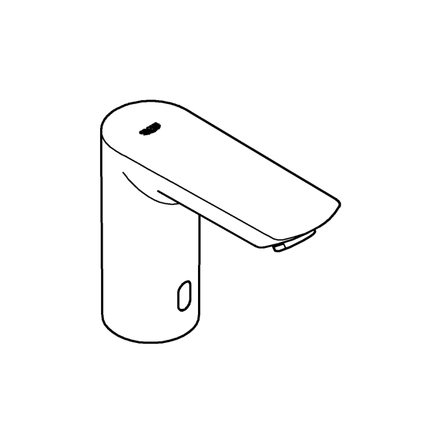 GROHE 36452000 - Infraraudonaisiais spinduliais valdomas elektroninis praustuvės maišytuvas BAU COSMOPOLITAN E chromuotas