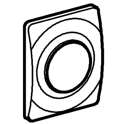 GROHE 37018SH0 - SURF valdymo mygtukas, 116 × 144 mm, baltas