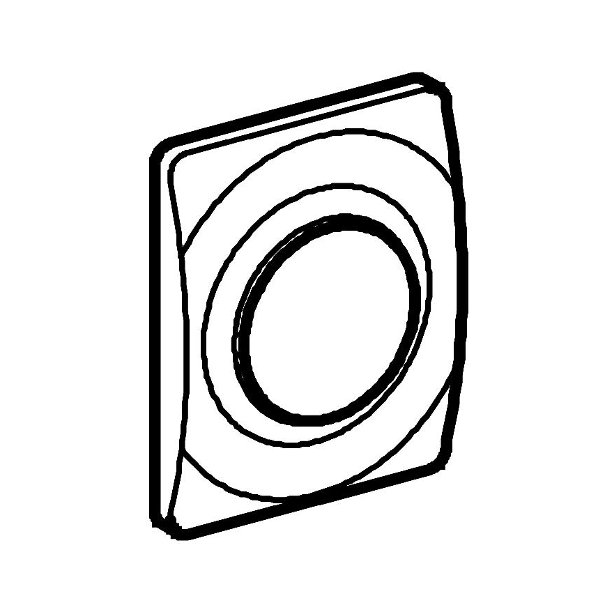 GROHE 37018SH0 - SURF valdymo mygtukas, 116 × 144 mm, baltas