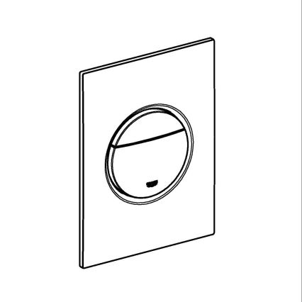 GROHE 37601AL0 - Nuleidimo plokštelė NOVA COSMOPOLITAN S 130 × 172 mm grafitas