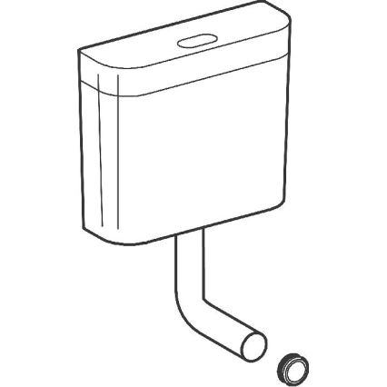 GROHE 37791SH0 - PS nuleidimo cisterna, balta