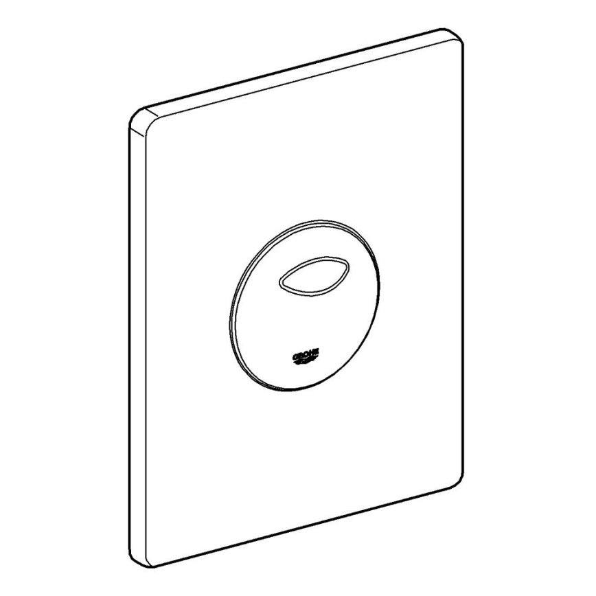 GROHE 38862SH0 - SKATE valdymo mygtukas 156 × 197 mm baltas