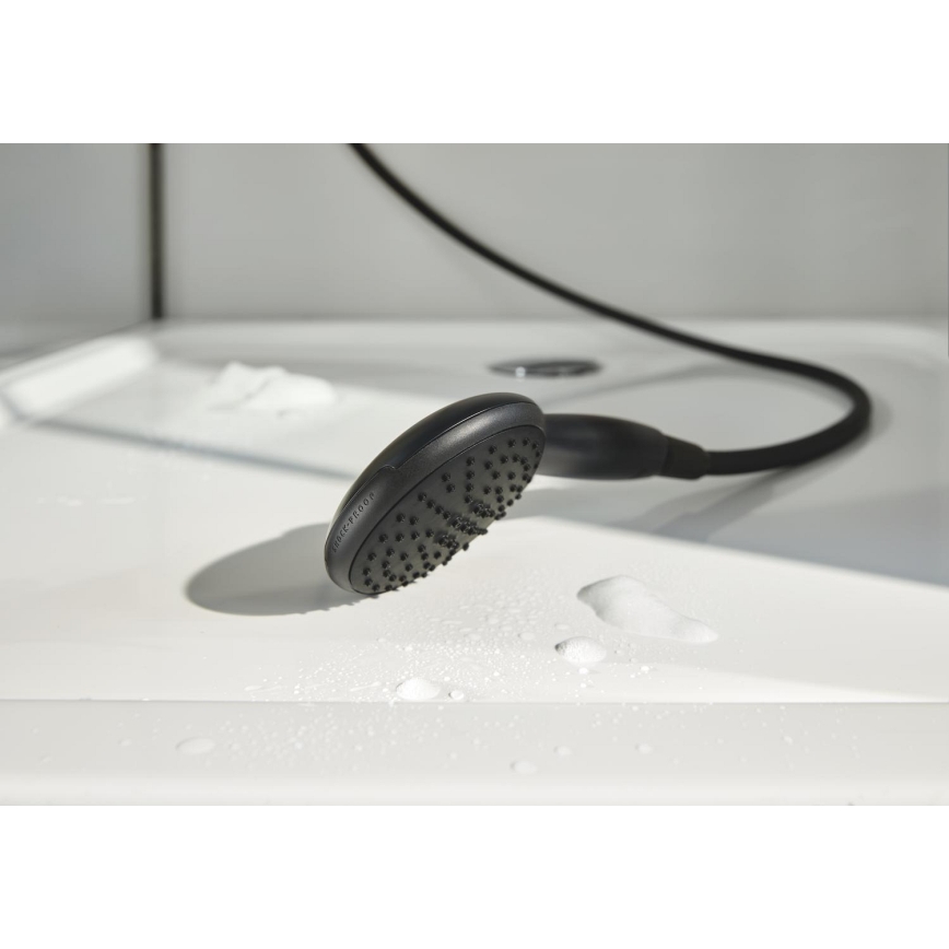 GROHE 389662430 - nuleidimo mygtukas EVEN 156 × 197 mm juodas