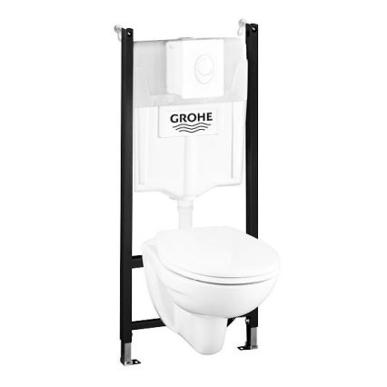 GROHE 39116000 - 4 viename komplektas su SOLIDO COMPACT keramika, 1,13 m