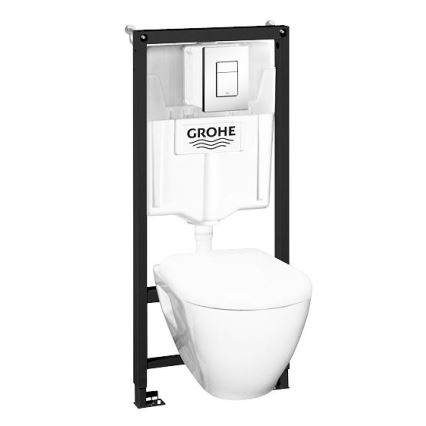 GROHE 39186000 - SOLIDO 1,13 m priešsieninis montavimo komplektas, balta