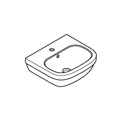 GROHE 39324000 - Praustuvas EURO CERAMIC 450 × 400 mm keramika/balta