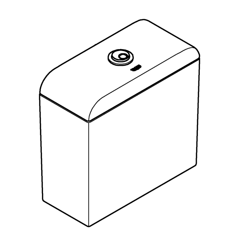 GROHE 39332000 - Tualeto bakelis EURO CERAMIC 385 × 170 × 370 mm keramika/balta