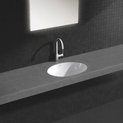 GROHE 39423000 - Įleidžiamas praustuvas BAU CERAMIC 560 × 420 mm keramika/balta