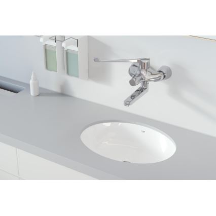 GROHE 39423000 - Įleidžiamas praustuvas BAU CERAMIC 560 × 420 mm keramika/balta