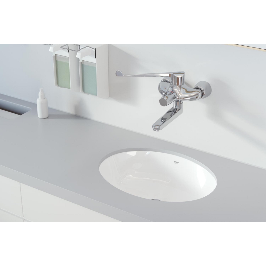 GROHE 39423000 - Įleidžiamas praustuvas BAU CERAMIC 560 × 420 mm keramika/balta