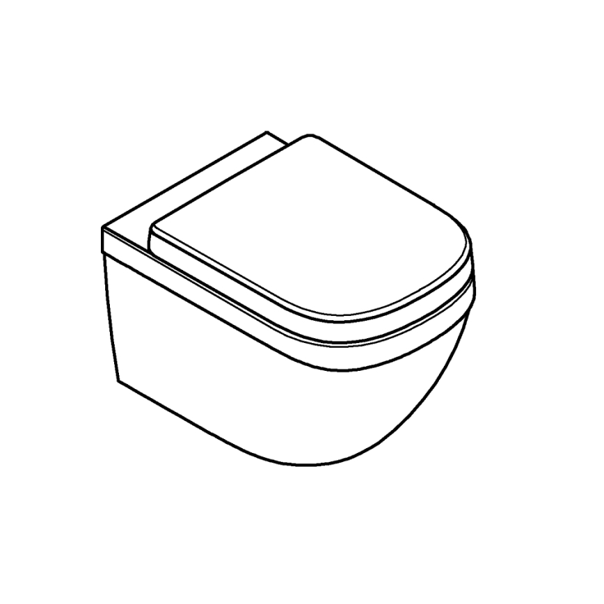 GROHE 39554000 - Pakabinamas klozetas EURO CERAMIC 540 × 374 mm keramika/balta