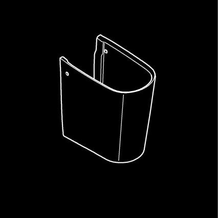 GROHE 39570000 - Puskolonė ESSENCE 320 × 319 mm keramika/balta