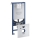 GROHE 39598000 - RAPID SLX pakabinamo WC modulis, 1,13 m, baltas