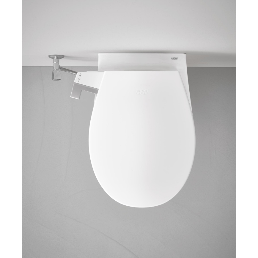GROHE 39648SH0 - Rankinė bidetinė sėdynė BAU CERAMIC, Duro balta