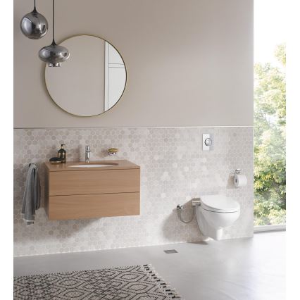 GROHE 39648SH0 - Rankinė bidetinė sėdynė BAU CERAMIC, Duro balta