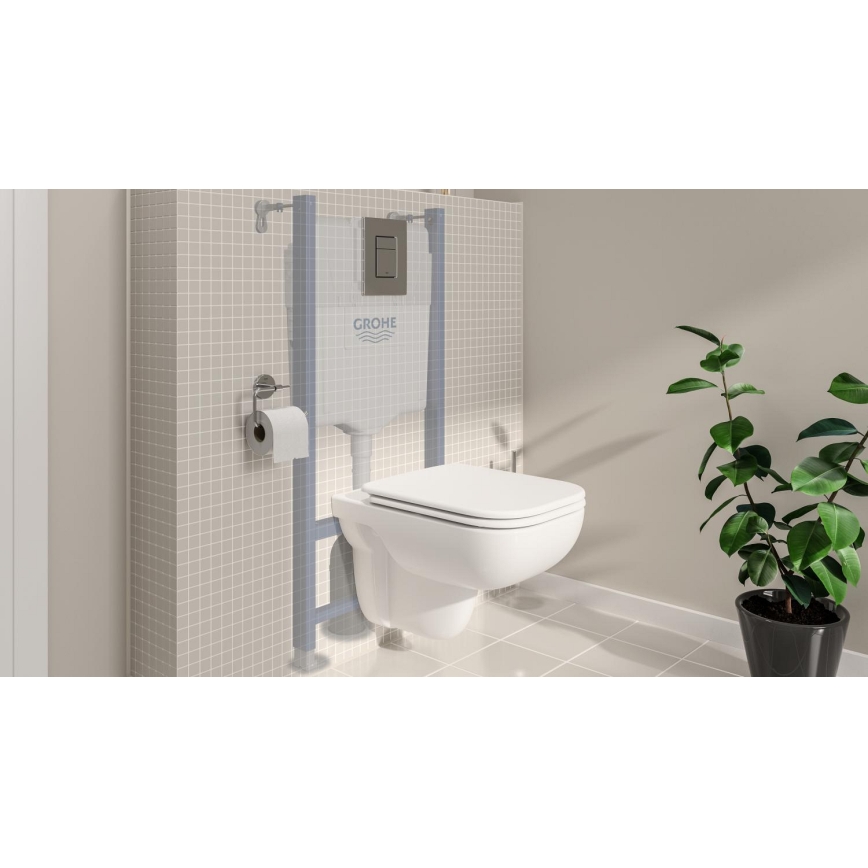 GROHE 39816000 - SOLIDO COMPACT tualeto komplektas 1,13 m, keramika, balta