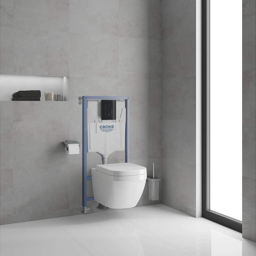 GROHE 39941000 - WC rinkinys SOLIDO 1,13 m blizgus chromas