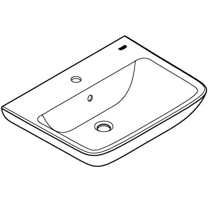 GROHE 39950000 - Praustuvas START EDGE 600 × 448 mm keramika/balta