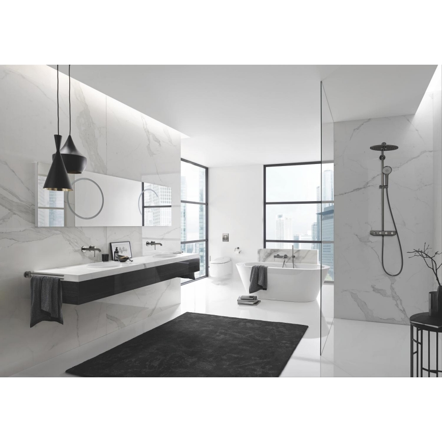 GROHE 40371AL1 - Rankšluosčių laikiklis ESSENTIALS 439 mm grafitas