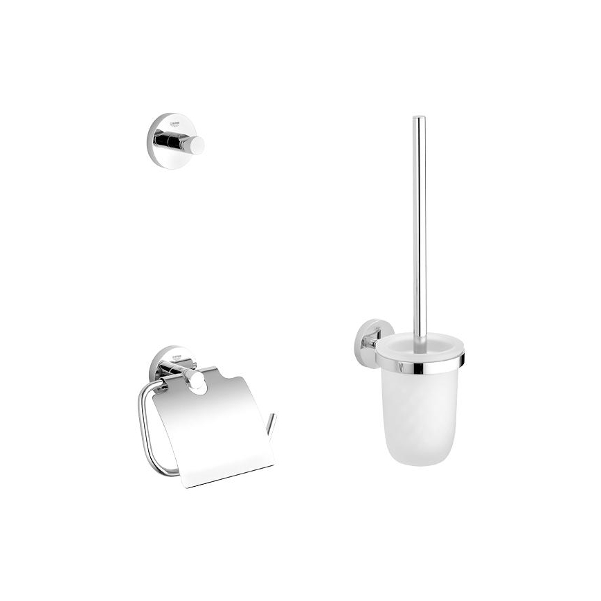 GROHE 40407001 - ESSENTIALS priedų rinkinys blizgus chromas