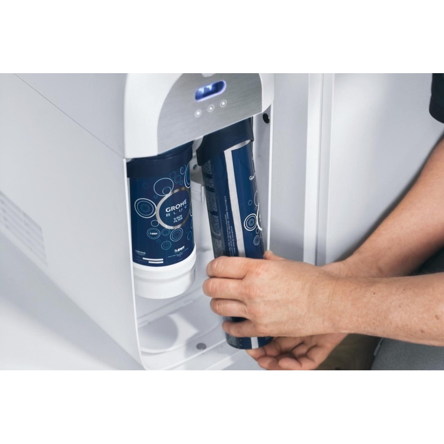 GROHE 40422000 - karbonizavimo balionai GROHE BLUE 425 g CO2 (4 vnt.) nerūdijančio plieno