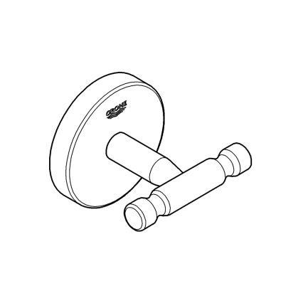 GROHE 40461001 - Chalato kabliukas BAUCOSMOPOLITAN blizgus chromas